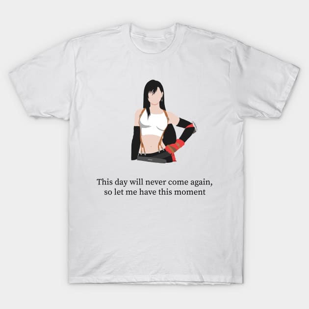 Sweet Tifa Lockhart Quote T-Shirt by Kidrock96